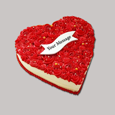"Heart shape Pineapple cake - 1kg - Click here to View more details about this Product